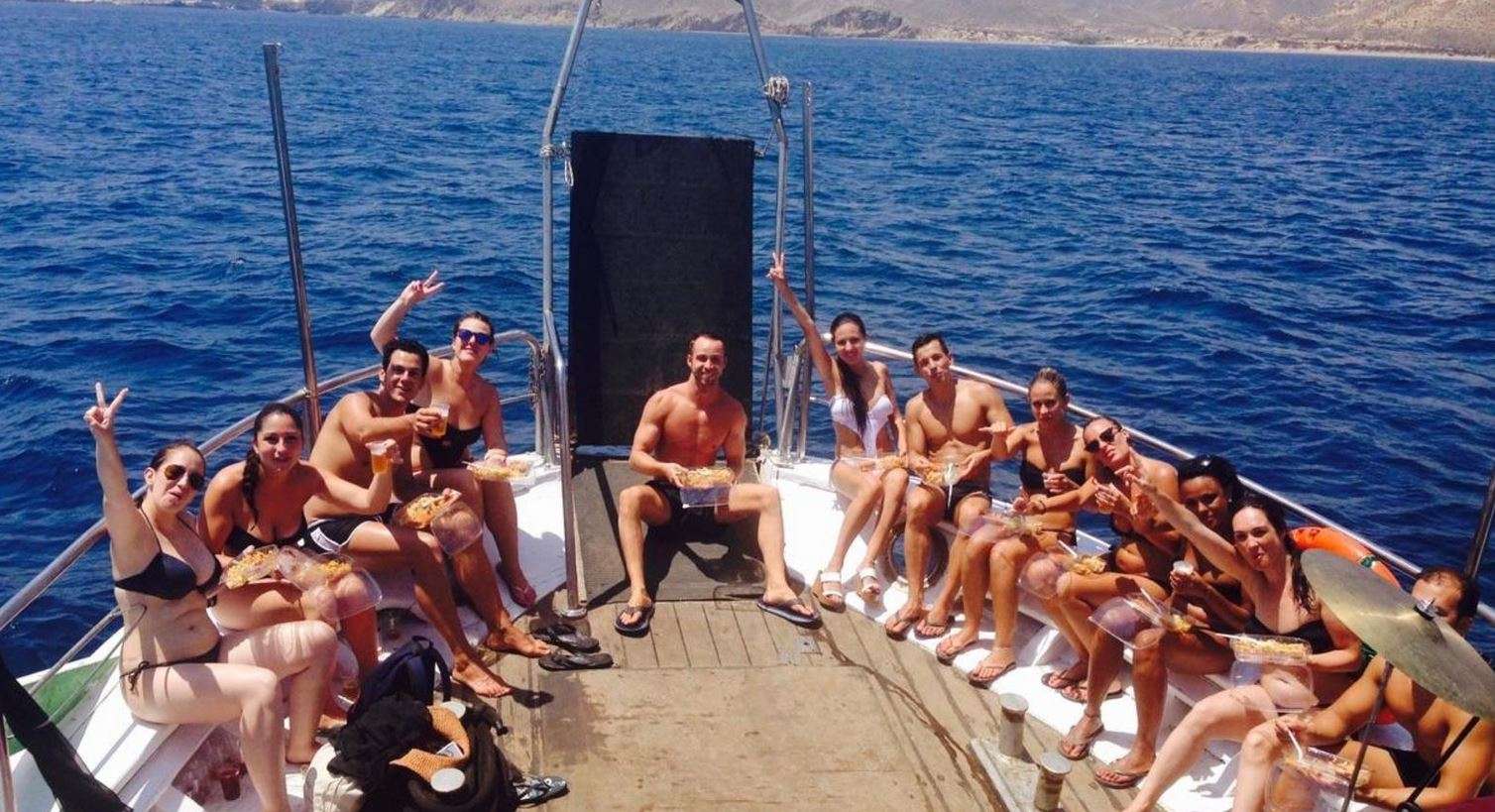 despedida barco mojacar